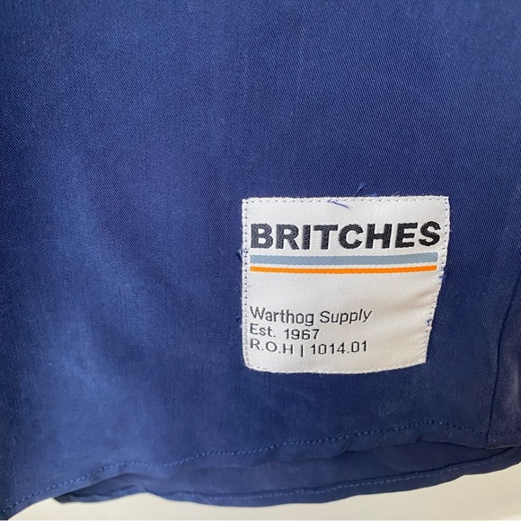 Microsuede Colorblock Oxford Button Down Shirt - Picture 3 of 15